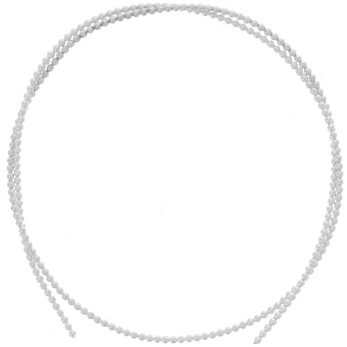 Fil perlé semi-dur - recuit - 2 mm - Argent 925 x50cm