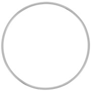 Bracelet jonc fin lisse 65 mm - Acier inoxydable 304L x1