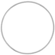 Bracelet jonc fin lisse 65 mm - Acier inoxydable 304L x1