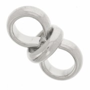 Poussoir double 12x6 mm pour cordon 4 mm - Acier inoxydable 304L x1