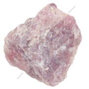 Perle brute irrégulière 20 - 30 mm en pierre gemme - Strawberry Quartz x1