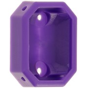 Serti octogone en plastique pour cabochon 4627 18x13 mm - Violet x1