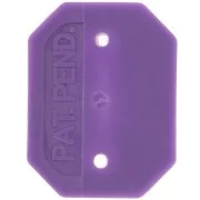 Serti octogone en plastique pour cabochon 4627 18x13 mm - Violet x1