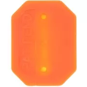 Serti octogone en plastique pour cabochon 4627 18x13 mm - Orange x1