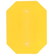 Serti octogone en plastique pour cabochon 4627 18x13 mm - Jaune transparent x1