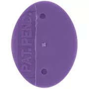 Serti ovale en plastique pour cabochon 4120 18x13 mm - Violet x1