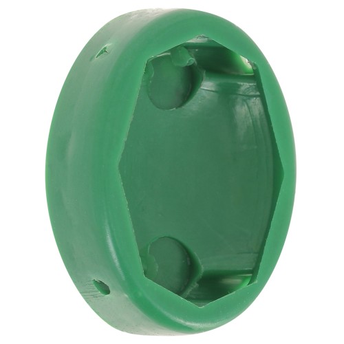 Serti ovale en plastique pour cabochon 4120 18x13 mm - Vert foncé x1