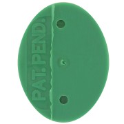 Serti ovale en plastique pour cabochon 4120 18x13 mm - Vert foncé x1