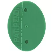 Serti ovale en plastique pour cabochon 4120 18x13 mm - Vert foncé x1