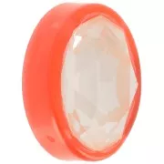 Serti ovale en plastique pour cabochon 4120 18x13 mm - Hyacinth transparent x1