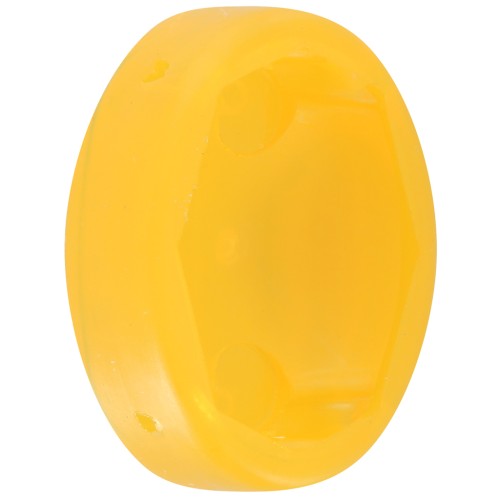 Serti ovale en plastique pour cabochon 4120 18x13 mm - Jaune transparent x1