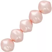 Perles baroques irrégulières nacrées 8 mm - Light rose x20