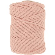 Bobine de cordon en coton pour macramé 3 mm - Saumon x100m|raw }}