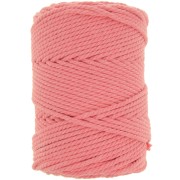Bobine de cordon en coton pour macramé 3 mm - Rose caramel x100m|raw }}