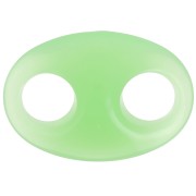 Maillon grain de café en acrylique 32x23 mm - Menthe x1|raw }}