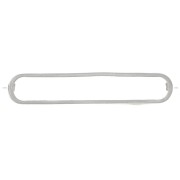 Intercalaire rectangle arrondi 29x6 mm - Argenté x1|raw }}