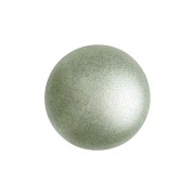 Cabochons ronds en verre par Puca® 8 mm - Beige Green Metallic Mat x10|raw }}