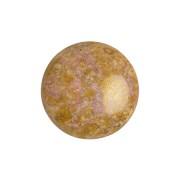 Cabochons ronds en verre par Puca® 8 mm - Opaque Mix Rose Gold Ceramic Look x10