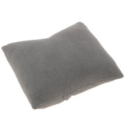 Porte bijoux - coussin pour bracelets & montres 9x8 cm - Suédine Gris x1|raw }}