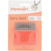 Set de poinçons à frapper ImpressArt 1.5 mm - Alphabet en minuscule SANS SERIF x27|raw }}
