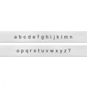 Set de poinçons à frapper ImpressArt 1.5 mm - Alphabet en minuscule SANS SERIF x27