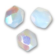 Facettes 3 mm White Opal AB x50