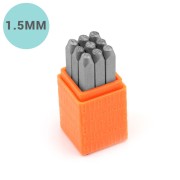 Set de poinçons à frapper ImpressArt 1.5 mm - chiffre de 0 à 8 SANS SERIF x9