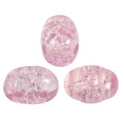 Perles en verre Samos® par Puca® 7x5 mm - New Cracked Light Amethyst x10g