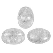 Perles en verre Samos® par Puca® 7x5 mm - New Cracked Crystal x10g|raw }}