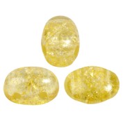 Perles en verre Samos® par Puca® 7x5 mm - New Cracked Honey x10g|raw }}