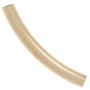 Perle tube incurvé texturé 25x3 mm - Gold filled (or laminé)  x1|raw }}