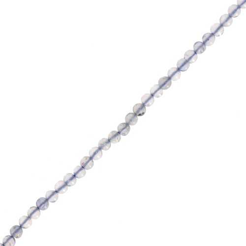 Perles rondes 2 mm pierre gemme - Iolite x39cm