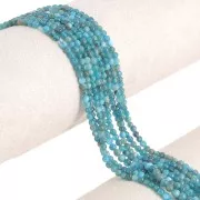 Perles rondes 3 mm pierre gemme - Apatite x38cm