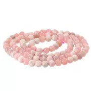Perles rondes 4.5 mm pierre gemme - Rhodochrosite x38cm