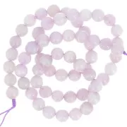 Perles rondes 6 mm pierre gemme - Kunzite x38cm