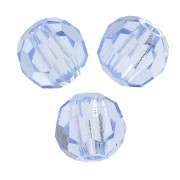 Perles rondes facettées Preciosa - Round Bead 3 mm - Light Sapphire x20