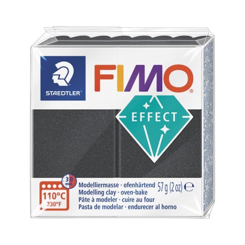 Pâte Fimo Effect 57gr - Gris acier Métallisé (n°091)