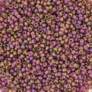 Rocaille Miyuki 15/0 301 - Dark Topaz Rainbow Gold Luster x8g|raw }}