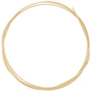 Fil semi-dur - recuit - rond diamanté 1.2 mm - Argent 925 Doré à l'or fin x1m|raw }}