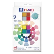 Assortiment de 9 couleurs de Pâte Fimo Soft et Effect - Mixing Pearls|raw }}