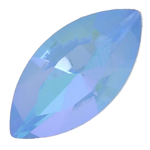 Cabochon navette Aurora A4200 10x5 mm - Crystal Ocean Delite x1