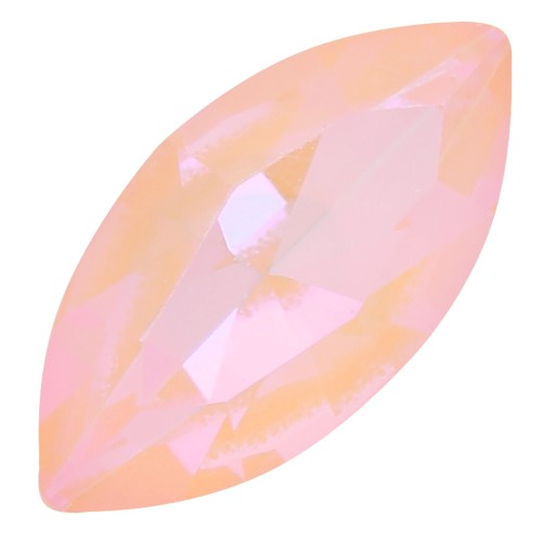 Cabochon navette Aurora A4200 10x5 mm - Crystal Peach Delite x1