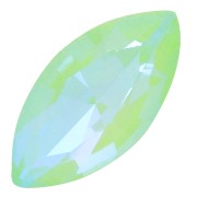 Cabochon navette Aurora A4200 10x5 mm - Crystal Mint Green Delite x1