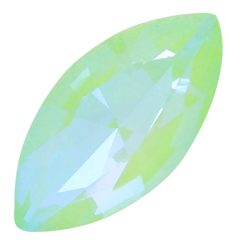 Cabochon navette Aurora A4200 10x5 mm - Crystal Mint Green Delite x1
