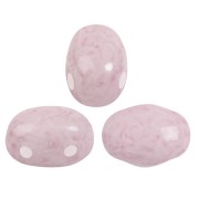 Perles en verre Samos® par Puca® 7x5 mm - Milky Light Amethyst x10g|raw }}