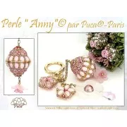 Perles en verre Samos® par Puca® 7x5 mm - Milky White x10g