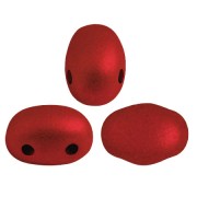 Perles en verre Samos® par Puca® 7x5 mm - Metalust Lipstick Red Mat x10g|raw }}