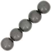 Perles Magiques 10 mm - Gris foncé x10