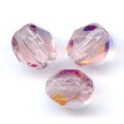 Facettes 6 mm Light Amethyst AB x25