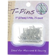 Boite d'épingles T pour micro-macramé 27 mm x75